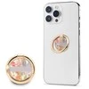 Telefono laikiklis Ring stovas GUESS Flower GURSHCHMAU violetinės spalvos