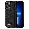 Apple iPhone 14 Pro Guess dėklas Sequin Script Metal (GUHCP14LPSFDGSK) juodos spalvos