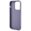 Guess GUHCP13LPSFDGSU Apple iPhone 13 Pro /13 6.1″ violetinės spalvos kietas dėklas Sequin Script Metal