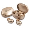 GUESS belaidės ausinės bluetooth TWS + docking station GUTWST30GO auksinis