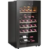 Haier Wine Bank 50 Serie 3 HWS34GGH1 Kompresorinis vyno aušintuvas Laisvai pastatomas Juodas 34 buteliai