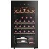 Haier Wine Bank 50 Serie 3 HWS34GGH1 Kompresorinis vyno aušintuvas Laisvai pastatomas Juodas 34 buteliai