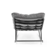 Halmar Rocking-chair Gatto. pilkas col.. 115x80 см