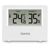 Hama Ebro Digitālais Termo-Higrometrs iekštelpu temperatūras un mitruma monitors balts