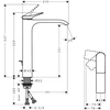 Hansgrohe WASHBASIN MIXER VIVENIS 250 HG WITH VALVE BRONZE