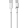 Havit CB6280 - USB Type C į USB Type C laidas, 1 m (baltas)