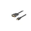„Goobay“ | DVI-D/HDMI kabelis, padengtas auksu | DVI-D kištukas „Single-Link“ (18+1 kontaktų) | HDMI kištukas (A tipo) | HDMI į DVI-D | 1,5 m