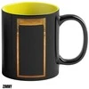 Cenega Heat Reveal Mug Good Loot Cyberpunk 2077 Game Art Chronicles - Judy &amp; Gustav Klimt 450 ml Juodas, Geltona