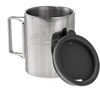 Helikon Thermal mug with lid 250 ml Sidabrinis, Juodas