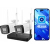 HiLook IKS-2044BH Easylink Wi-Fi 6 Bezvadu Video Komplekts 4MP 2x Bullet Kamera + WiFi NVS