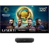 Projektorius Hisense 120L9HA projection TV Ultra short throw projector 3000 ANSI lumens DLP UHD 4K (3840x2160) Juodas, Dark Pilkas