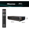 Hisense PT1 itin trumpo nuotolio projektorius UHD 4K (3840x2160) 3D Juodas