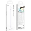 Talpinis rašiklis iPad Active Hoco su apsaugos nuo pametimo funkcija 130 mAh GM112 baltas