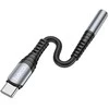 Audio adapteris Hoco LS33 Type-C to 3.5mm pilkas