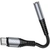 Audio adapteris Hoco LS33 Type-C to 3.5mm pilkas