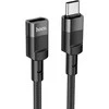Adapteris OTG USB C to USB C Hoco 3A 1,2 m U107 juodas