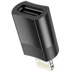 Adapteris Hoco UA17 Lightning to Type-C juodas