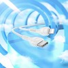 USB C - Lightning kabelis Hoco PD 27W 1 m X37 baltas