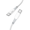 USB-C laidas į USB-C Hoco 3A 60W 1 m X70 baltas