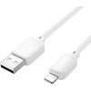 HOCO kabelis USB A į Lightning 2,4A X113 1 m baltas