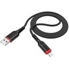 USB A tipo į „Lightning“ tipo laidas Hoco 2,4A, 3 m, X59, juodas
