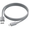 USB A į Micro USB laidas Hoco 2,4A 1 m X107 pilka