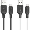 Cable USB A to Micro USB Hoco 2,4A 1 m X90 juodas