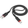 Cable USB A to USB C Hoco QC 3A 1 m X59 juodas