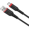 Cable USB A to USB C Hoco QC 3A 1 m X59 juodas