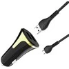 Įkroviklis automobilinis Hoco Z31 USB + "microUSB" QuickCharge (3.0A) juodas