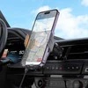 Wireless car phone holder Hoco 15 W air vent HW7 pilka