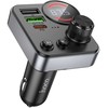 Car transmitter bluetooth Hoco 2 x USB A + USB C QC3.0 PD 48W E86 juodas