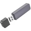 Atminties kortelių skaitytuvas Hoco HB45 2-in-1 USB2.0 pilkas