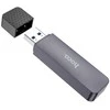 Atminties kortelių skaitytuvas Hoco HB45 2-in-1 USB2.0 pilkas