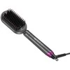 Hair straightener Hoco with comb and digital display HP44 rose red