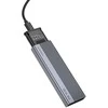 Korpusas Hoco M.2 SATA SSD diskams M raktas B+M raktas iki 4TB USB A USB3.2 / 6GBps HB47 metalinis pilkas