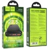 Nešiojamas įkroviklis HOCO J101A Astute, 3A, 20000 mAh, juodas, su LED indikatoriumi