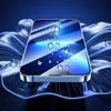 Tempered glass to iPhone 13 / 13 PRO / 14 / 16e / 17e (SE 4 2025) Hoco HD 5D Guardian shield 10 vnt G14 juodas