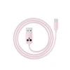 HOCO USB kabelis - KX1 micro USB 1m rožinis