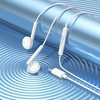 Wire ausinės USB C Hoco M95 baltas