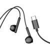 Wire ausinės USB C Hoco M93 juodas