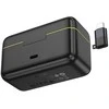 Wireless lavalier microphone Lightning / USB C Hoco 2 pcs L17 juodas