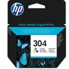 HP 304 Tri-Colour Original Ink Cartridge Cyan Magenta Yel...