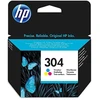 HP 304 Tri-Colour Original Ink Cartridge Cyan Magenta Yel...