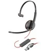 Ausinės HP Poly Blackwire 3220 stereo USB-C  + USB-C/A adapteris, juodos spalvos