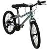 Huffy Literide Alu 20” bike, sidabrinis and turquoise (23005W)