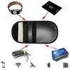 Hurtel Apsaugos nuo vagystės automobilio raktų dėklas radijo blokavimo dėklas be rakto Faraday Box Faraday narvas 14cm su 10cm juodos spalvos