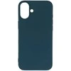 Hurtel Liquid Silikoninis MagSafe Apple iPhone 16 Plus – dark dėklas telefonui mėlynos spalvos
