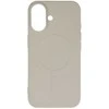 Dėklas Hurtel Liquid Silikoninis MagSafe Apple iPhone 16 – beige