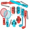 Hurtel Nintendo Switch Sports 10-in-1 Family Priedas Pack - Raudona and Mėlyna